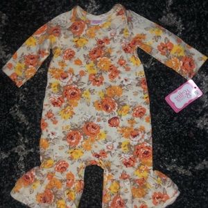 Ric Rac and Ruffles Marigold Romper HARD TO FIND!